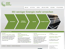 Tablet Screenshot of energie-bewegt-winterthur.ch